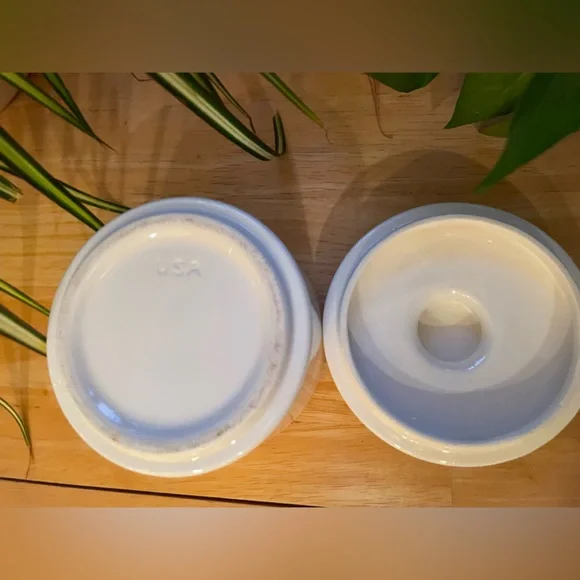 Trinket dish with lid, mark USA no marks, chips or scratches - Picture 6 of 10